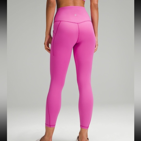 Lululemon Align High-Rise 25” with Pockets Vivid Plum Double-Lined Leggings - Picture 5 of 14
